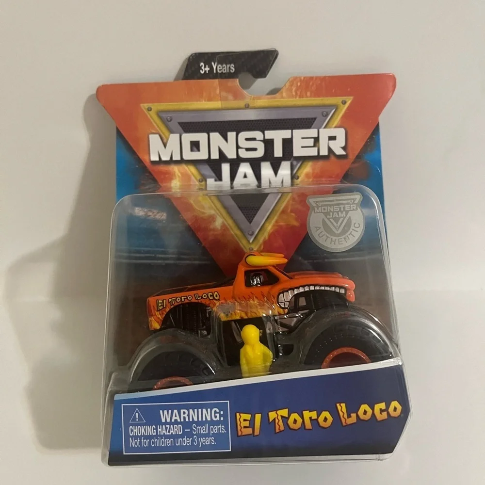 Monster Jam El Toro Orange Truck with Authenticity Seal